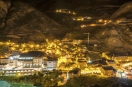Andorra La Vella village at night