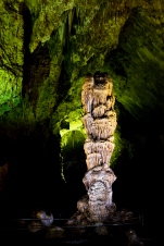 Stalagmites - Carlsbad Caverns National Park in New Mexico, USA