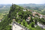 La Cesta fortless on Borgo Maggiore, San Marino
