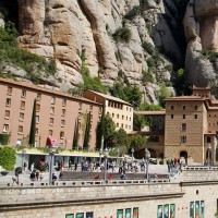 The Mountain Sanctuary of Montserrat in Catalonia, Spain