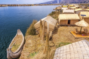 Uros Islands and Boat