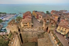 View of Sirmione and Lake Garda.